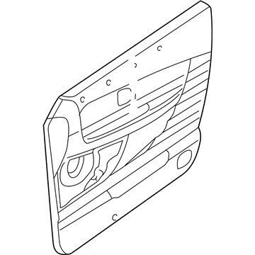 Ford 1W6Z-7623942-AAD Panel Assembly - Door Trim