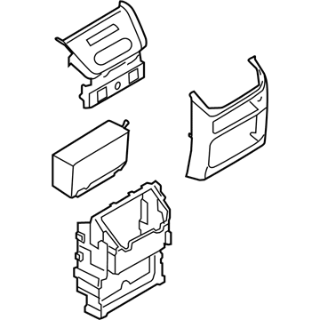 Ford JL7Z-78045E24-BB Panel Assembly - Console