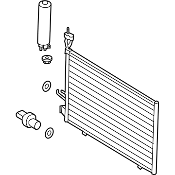 Ford D2BZ-19712-C Condenser Assembly