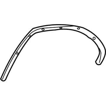 Ford XW4Z-5425560-AAC Moulding - Rear Window