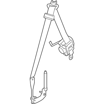 Ford GR3Z-76611B08-AB Pretensioner - Seat Belt Retractor