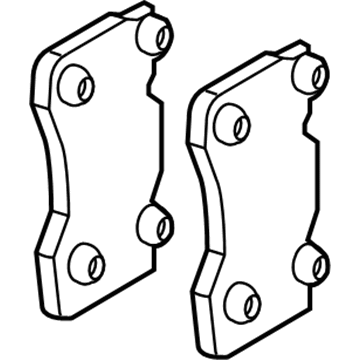 Ford FR3Z-2001-L Kit - Brake Lining