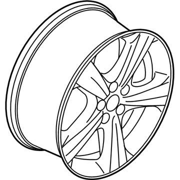 Ford EJ7Z-1007-A Wheel Assembly