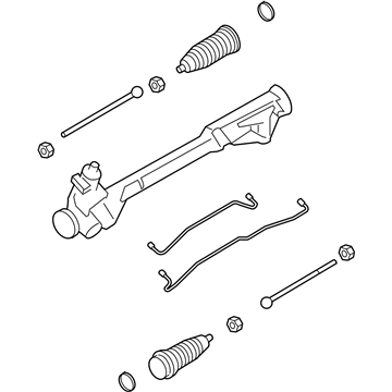 2009 Lincoln MKS Rack And Pinion - 8A5Z-3504-GRM