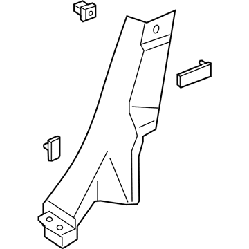 Ford DS7Z-5431013-DC Trim - Wheelhouse