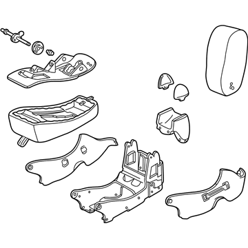 Ford 4F4Z-54600A50-AAA Seat Assembly