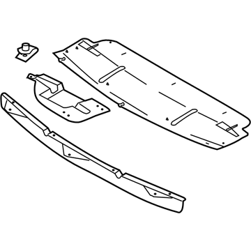 Ford Taurus X Air Deflector - 8F9Z-8327-A