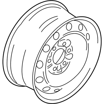 Ford JL1Z-1007-A Wheel Assembly