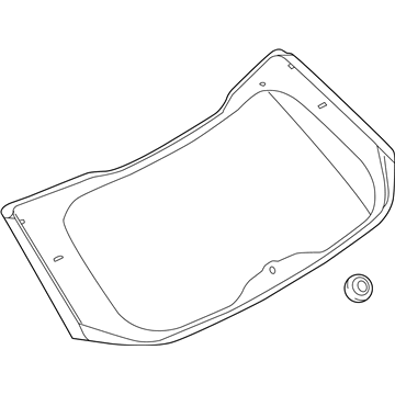 Ford GT4Z-5842006-A Glass - Back Window