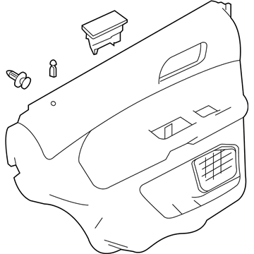 Ford BB5Z-7827407-BC Panel Assembly - Door Trim