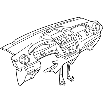 Ford 9T1Z-6104320-CC Panel - Instrument