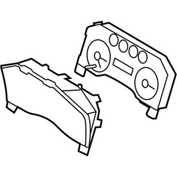 Ford FC3Z-10849-AD Instrument Cluster