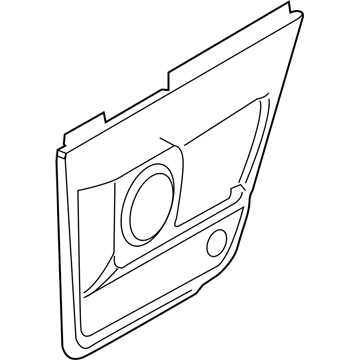 Ford 4L7Z-7827407-AAC Panel - Door Trim - Lower