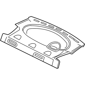 Ford 5S4Z-5446668-AAA Trim - Package Tray