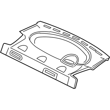 Ford YS4Z-5446668-CBF Trim - Package Tray