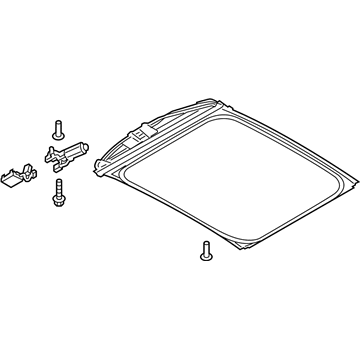 Ford DM5Z-58519A02-AC Sun Blinds Assembly