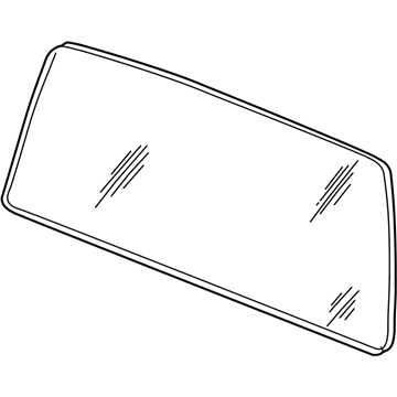 Ford 9L3Z-1542006-D Glass - Sliding