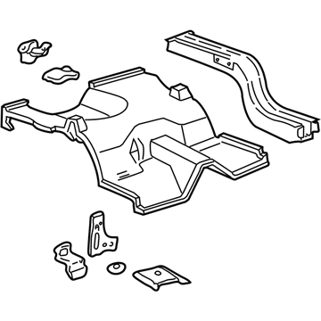 Ford 3R3Z-6311215-AA Pan Assembly - Floor