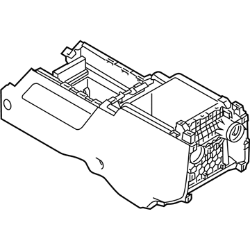 2015 Ford F-550 Super Duty Center Console Base - BC3Z-28045A36-AA