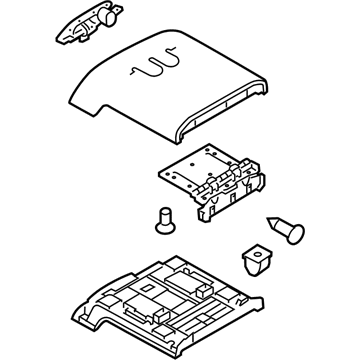 Ford BC3Z-2806024-AB Door Assembly - Glove Compartment