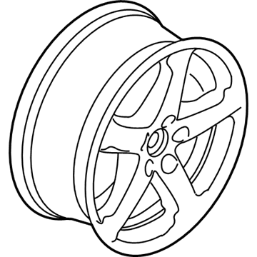 Ford FB5Z-1007-B Wheel Assembly