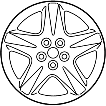 Ford 2W4Z-1007-JA Wheel Assembly