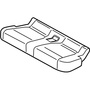 Ford HC3Z-2663805-DA Rear Seat Cushion Cover Assembly