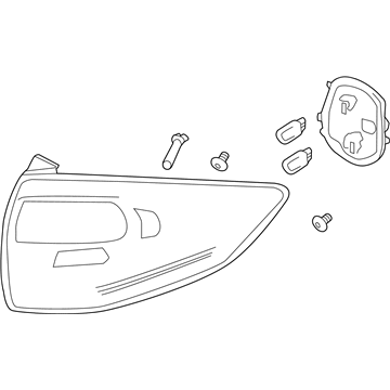 Ford DM5Z-13405-A Lamp Assembly