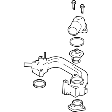 Ford 7R3Z-8C368-C Pipe - Water By-Pass