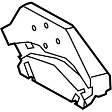 Ford FR3Z-63611A08-B Head Rest Assembly