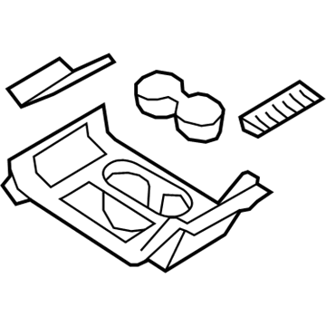 Ford AA8Z-74045A76-CA Panel Assembly - Console