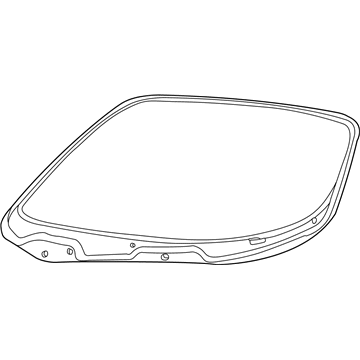 Ford 1W6Z-7603100-AA Windshield Glass