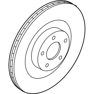 Ford G1FZ-1125-A Rotor Assembly - Brake