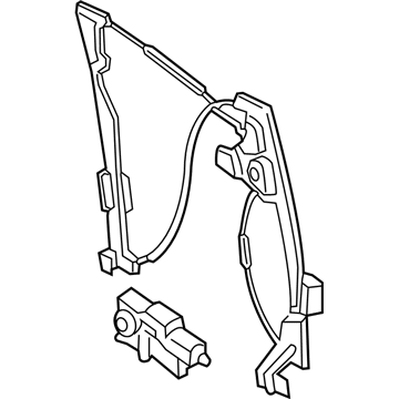 2018 Lincoln MKX Window Regulator - FA1Z-5823200-C