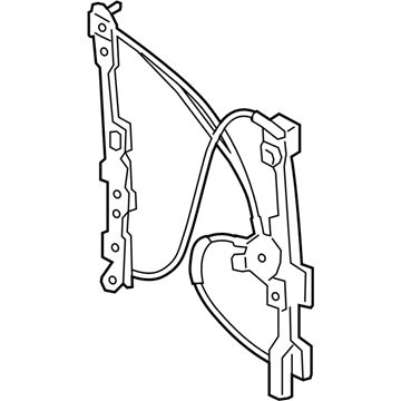 Ford JL1Z-7823209-A Regulator - Window - Less Motor