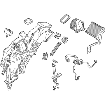 Ford CA8Z-18C424-A Heater Assembly