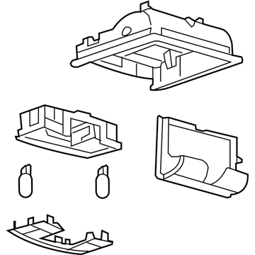 Ford 7A1Z-78519A70-AB Console Assembly - Overhead