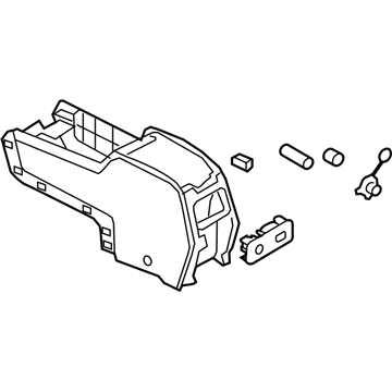 2008 Ford Edge Center Console Base - 8T4Z-78045A36-AC