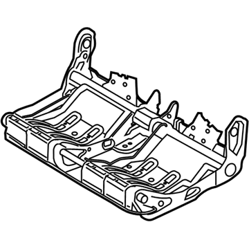 Ford CK4Z-9963160-Q Frame And Spring - Rear Seat Cushion