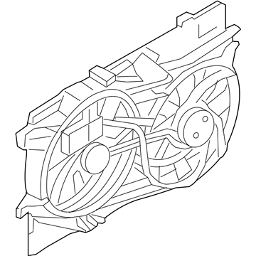 Ford F2GZ-8C607-E Motor And Fan Assembly - Engine Cooling