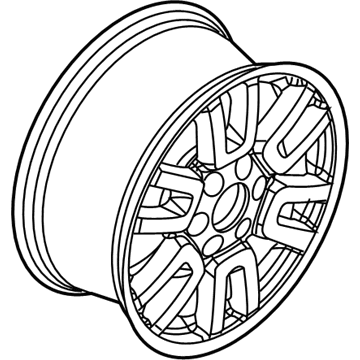 Ford FL1Z-1007-C Wheel Assembly