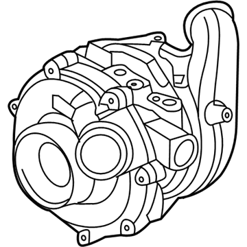 Ford HC3Z-6K682-A Turbocharger Assembly