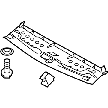 Ford 9T1Z-61115A00-AB Compartment Assembly - Rear Stowage