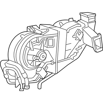 Ford 2L1Z-18D283-BA Evaporator Assembly