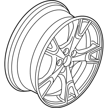 Ford F1EZ-1007-B Wheel Assembly