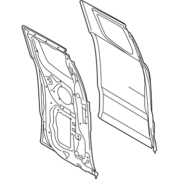 Ford KB3Z-2124630-A DOOR ASY - HINGED SIDE LOADING