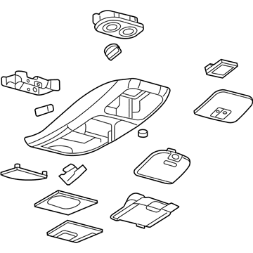 Ford 6L2Z-78519A70-DAA Console Assembly - Overhead