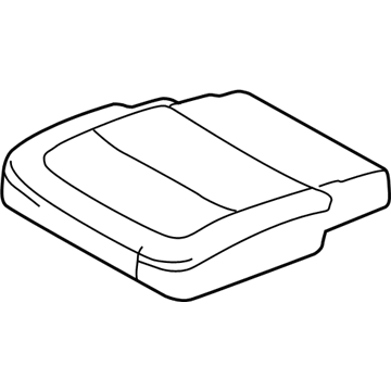 Ford GA8Z-7463804-DA Rear Seat Cushion Cover Assembly