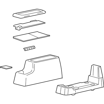 Ford 5F2Z-17045A36-CAA Panel Assembly - Console