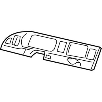 Ford 3W1Z-54044D70-CAD Panel - Instrument